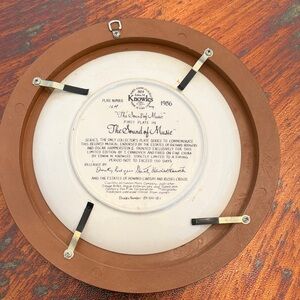 Knowles Brown and White Decorative Plate